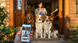 Pour ses adieux à ses chiens préférés, un livreur offre à leur maîtresse toutes leurs photos