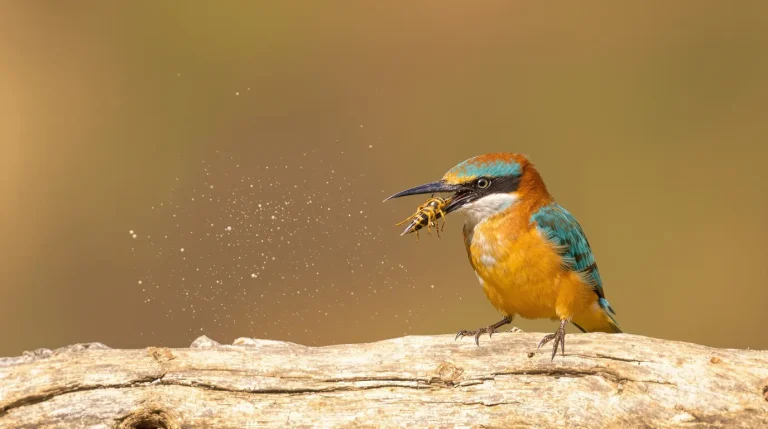 Cet oiseau multicolore revient en France en avril et élimine les frelons comme aucun piège ne le fait